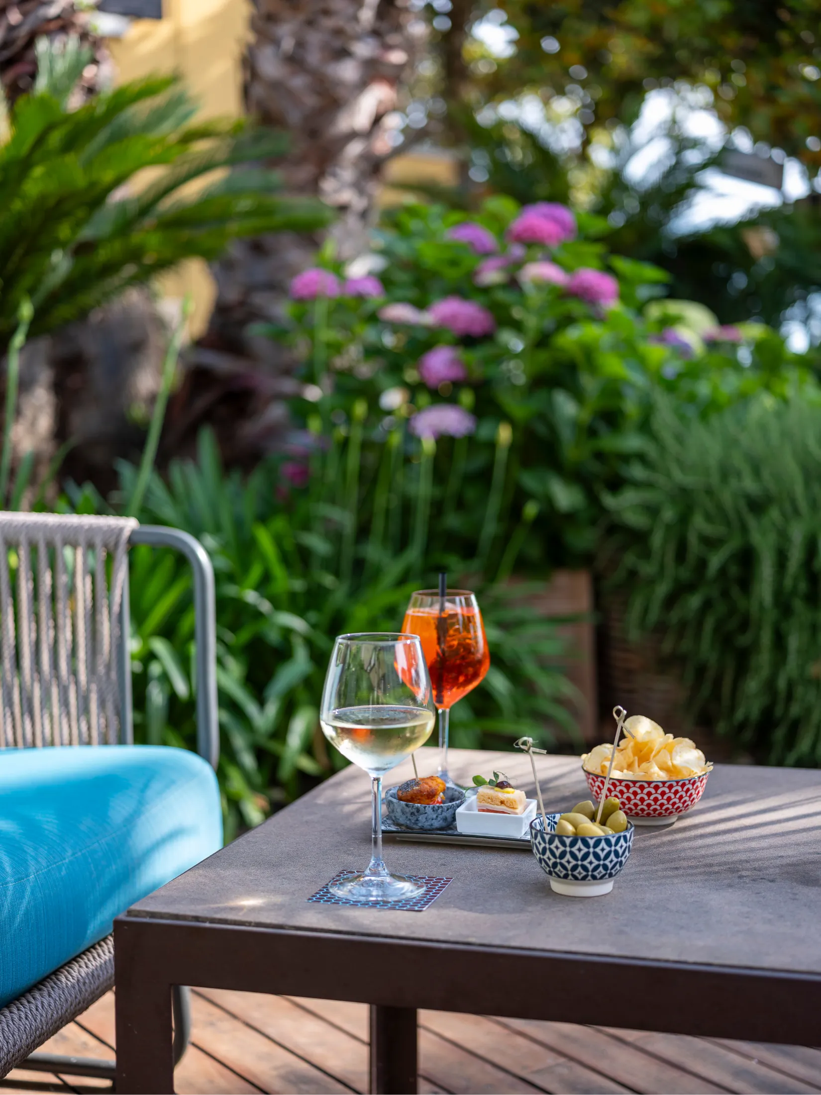 aperitivo terrazza giardino hotel desenzano
