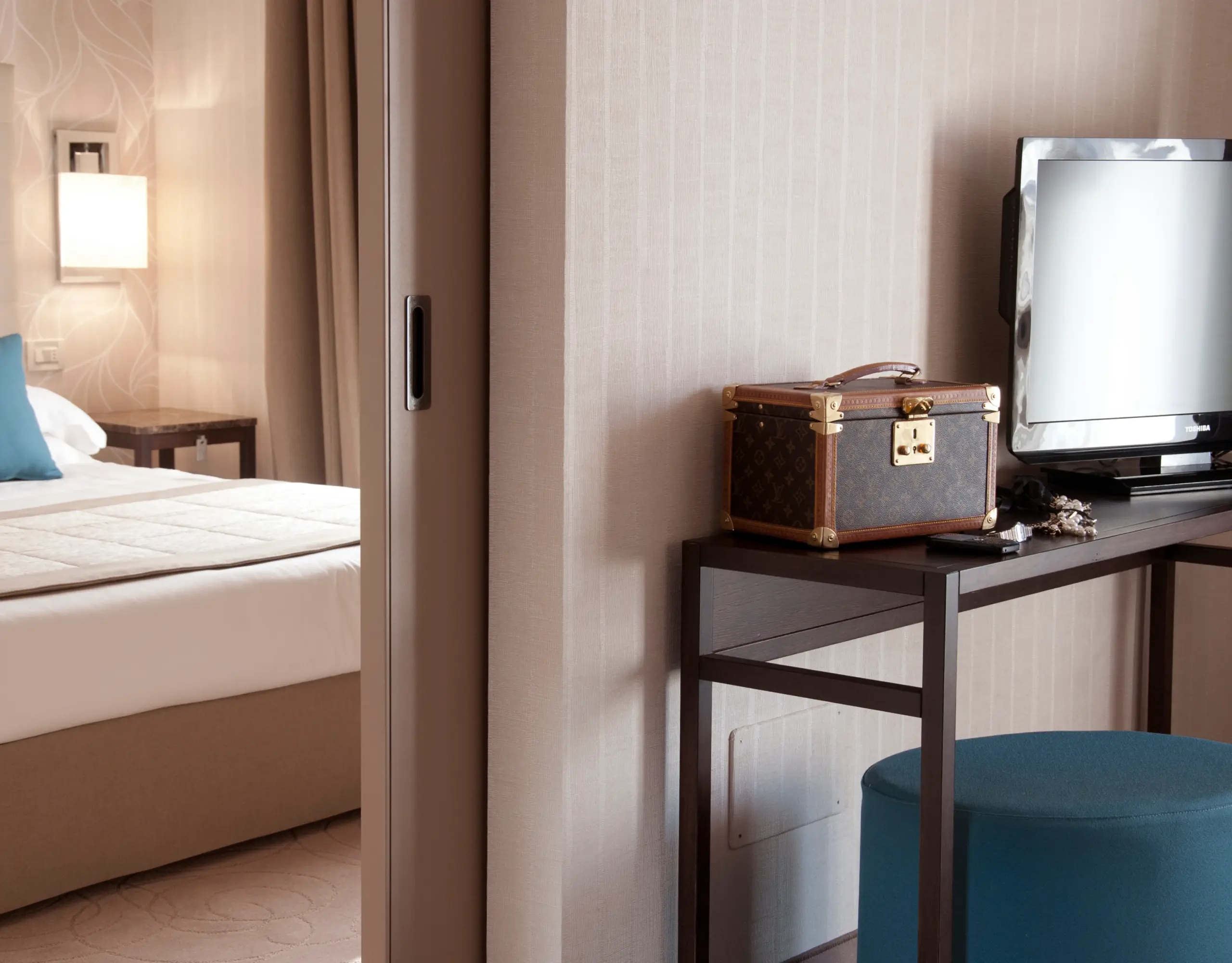 prestige room letto vaso decorativo park hotel